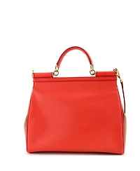 Pre-Owned Dolce & Gabbana Large Miss Sicily Bag Leather