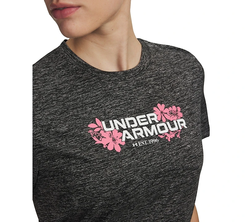 Under Armour Women's Crewneck Graphic Detail T-Shirt
