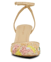 Madden Girl Women's Flora Embellished Pointed Toe Two-Piece Pumps