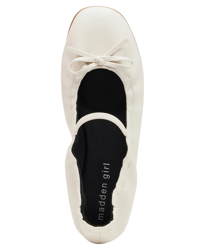 Madden Girl Women's Becca Mary Jane Slip-On Ballet Flats