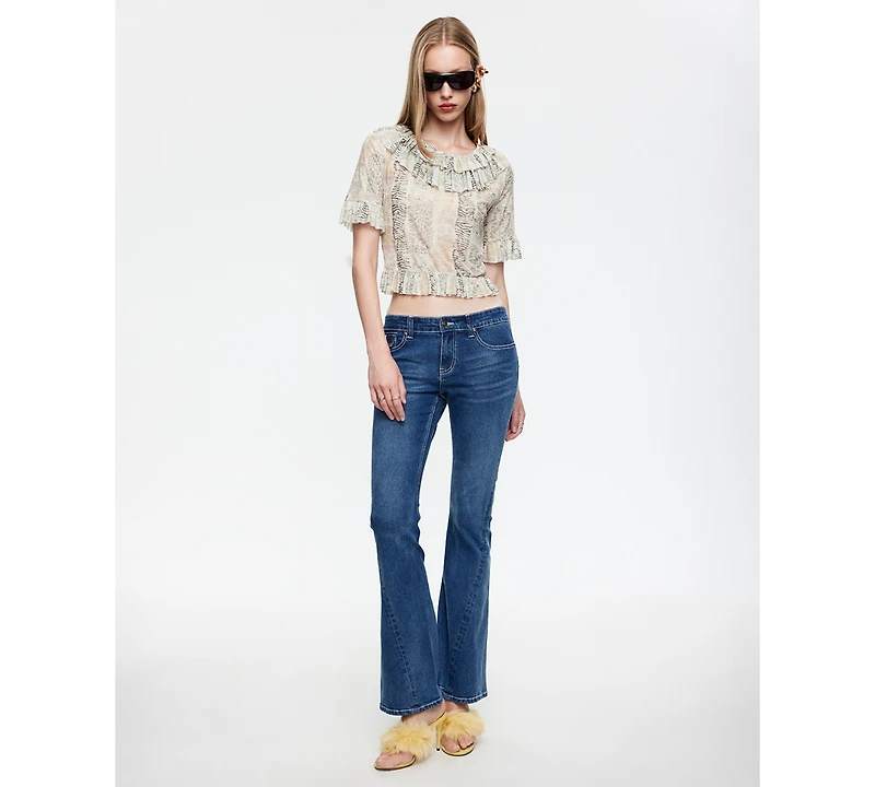 Lioness Women's Ruffle Detail Top