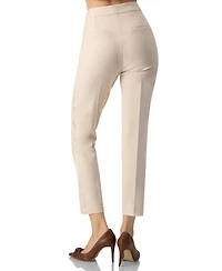 Ivonne Women's Straight Cut Tailored Capri Trousers