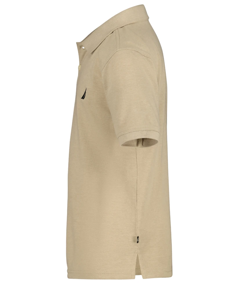 Nautica Boys' 8-20 Anchor Solid Short-Sleeve Polo Shirt