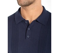 Liverpool Los Angeles Men's Short-Sleeve Knit Polo Sweater