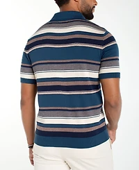 Liverpool Los Angeles Men's Short-Sleeve Johnny Collar Sweater