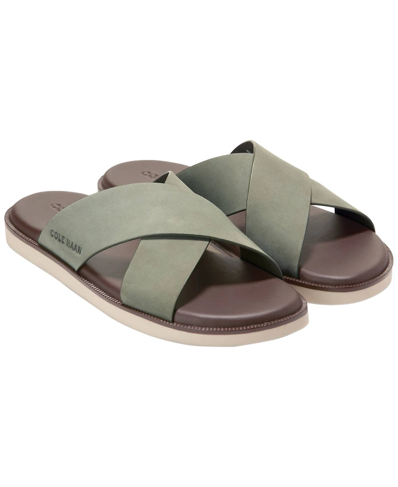 Cole Haan Men's Nantucket Round-Toe Cross Strap Sandals