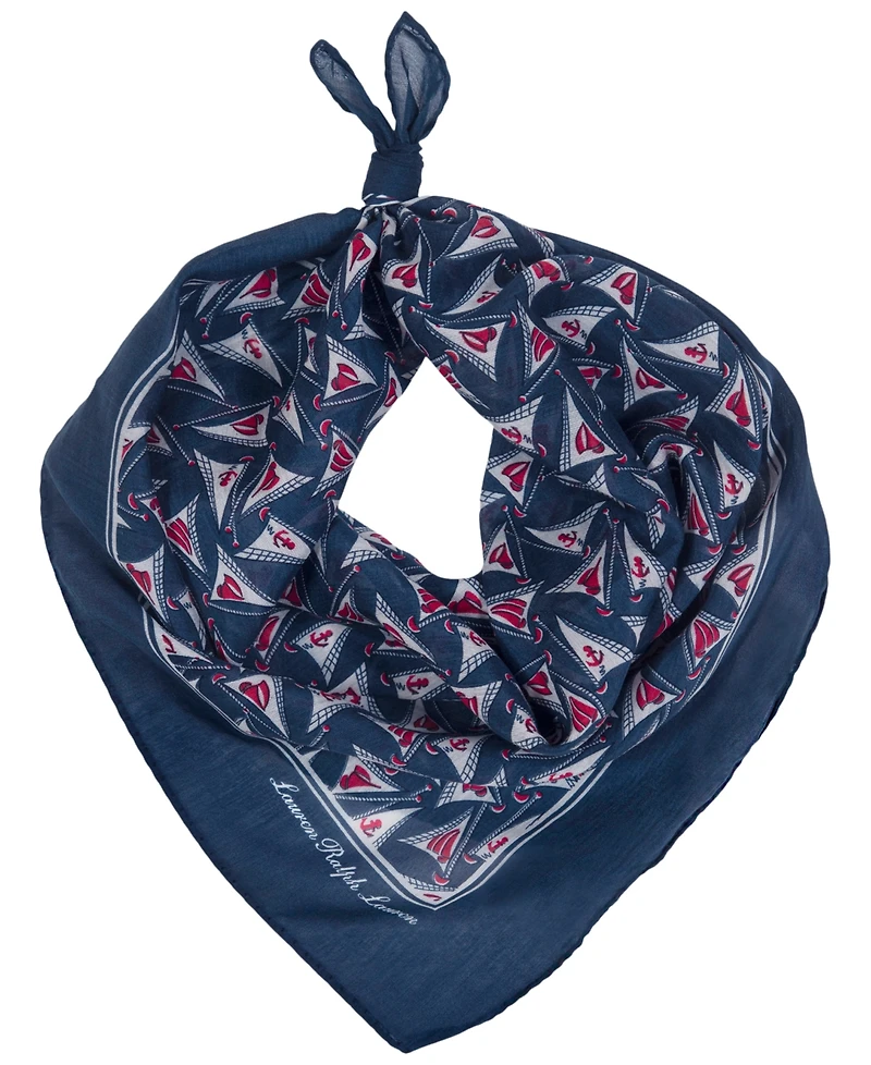 Lauren Ralph Lauren Sails Small Square Scarf