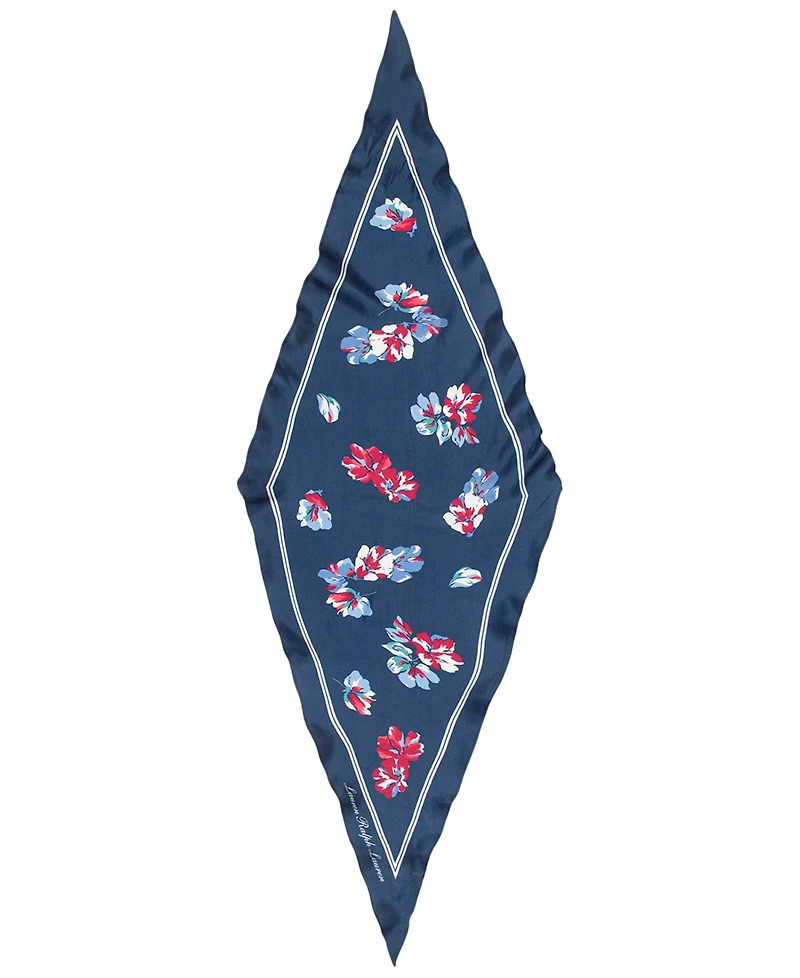 Lauren Ralph Lauren Floral Small Diamond Scarf