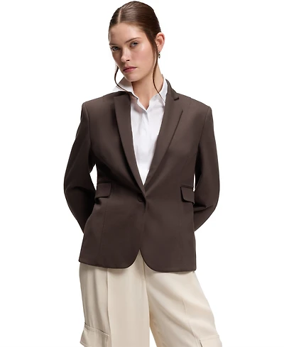 Boss by Hugo Women's Angled Dart Slim-Fit Blazer