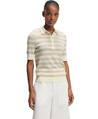 Boss by Hugo Women's Merino Wool Short-Sleeved Sweater