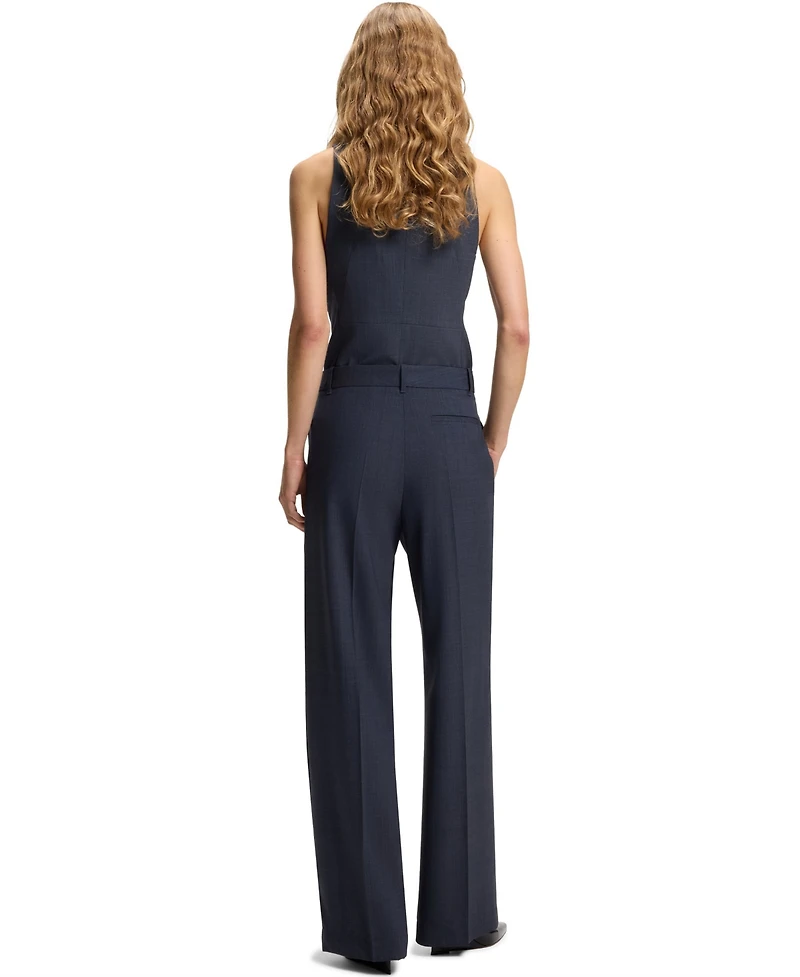 Boss by Hugo Boss Women's Virgin Wool Regular-Fit Pants