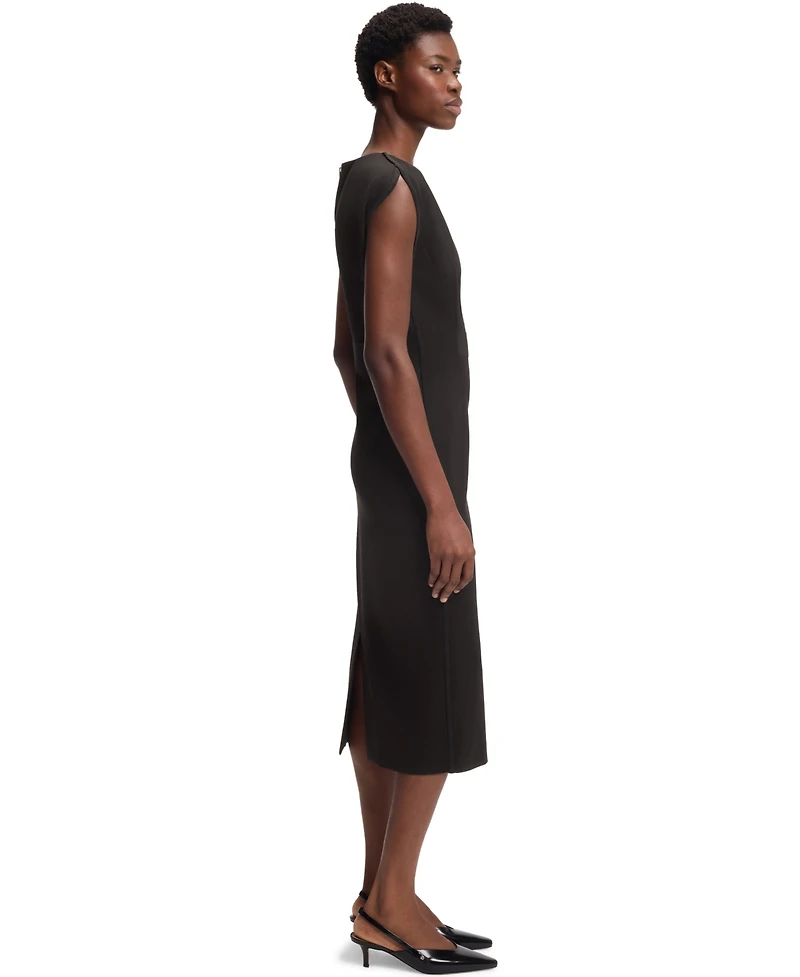 Boss by Hugo Boss Women's Waistband Detail Stretch-Jersey Dress