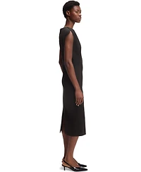 Boss by Hugo Boss Women's Waistband Detail Stretch-Jersey Dress