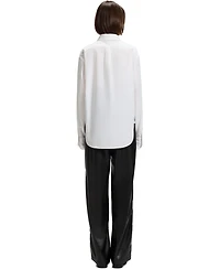 Boss by Hugo Women's Cotton Oversized-Fit Blouse