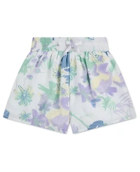 abercrombie kids Girls' Pull-On Floral Flared Shorts