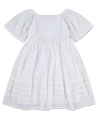 abercrombie kids Girls' Pintuck Square Neck Mini Dress