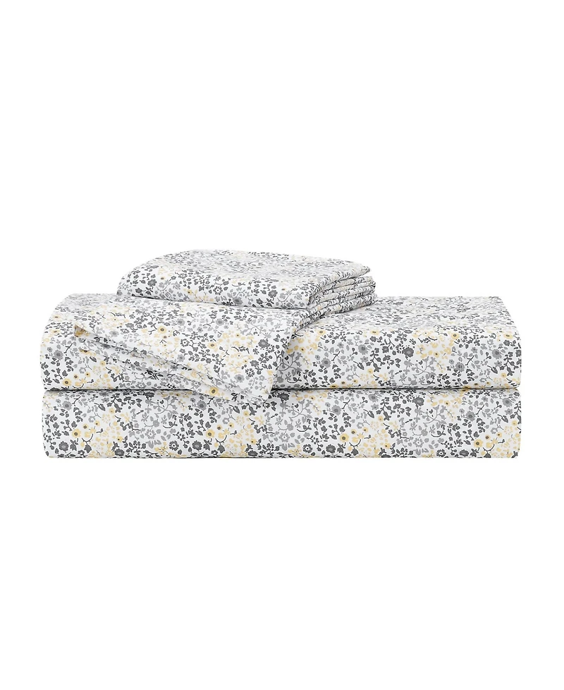 Perry Ellis Charlotte 4-Pc. Sheet Set