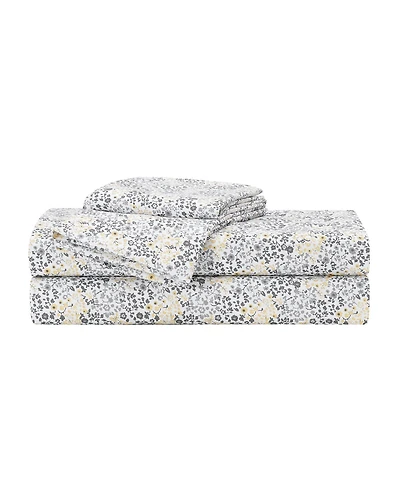 Perry Ellis Charlotte 4-Pc. Sheet Set, Queen