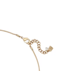 Robert Lee Morris Soho Mother of Pearl Turquoise Disc Pendant Necklace