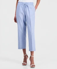 Anne Klein Petite Mid-Rise Pull-On Pants