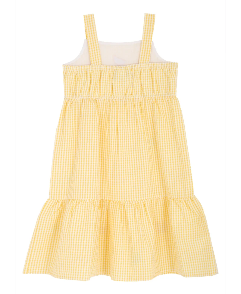 Rare Editions Girls' 2T-6X Embroidered Dress and Lemon Slice Purse
