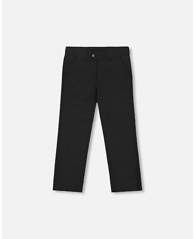 Deux par Toddler Boys Classic Pants Black