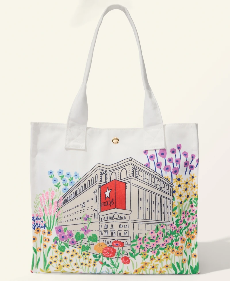 Macy's Flower Show Herald Square Tote Bag, Macy's Exclusive