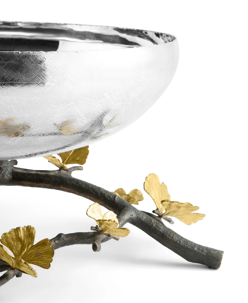 Michael Aram Butterfly Ginkgo Large Footed Centerpiece Bowl
