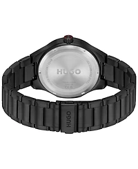 Hugo Boss Men's Lit Quartz Ionic Plated Steel Watch