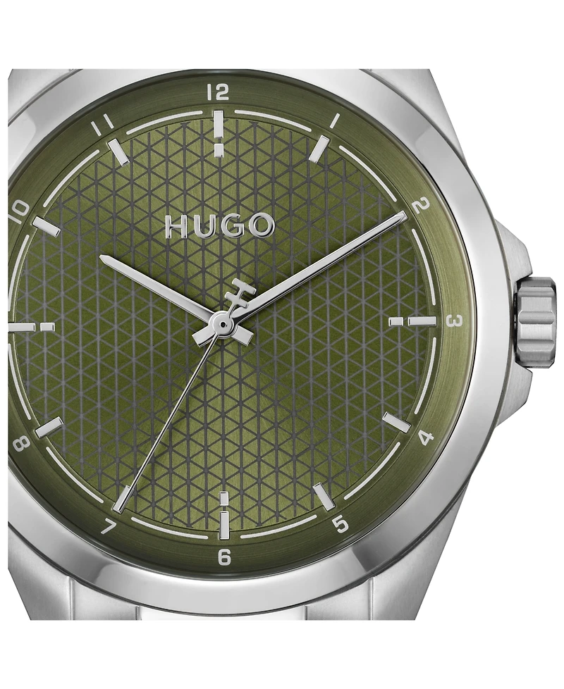 Hugo Boss Men's Seam Quartz Stainless Steel Watch, 42.5mm