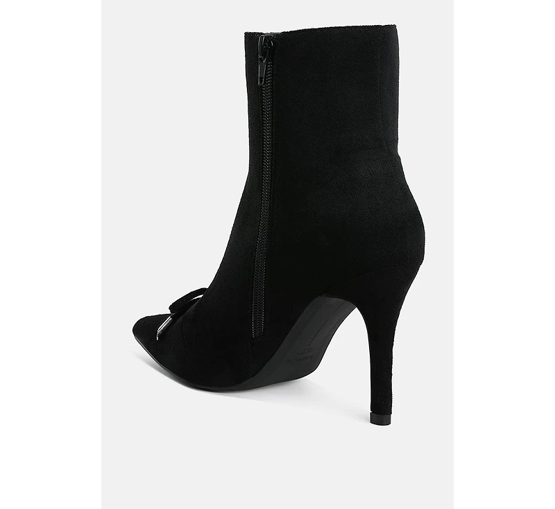 Dapers Bow Detail Ankle Boots