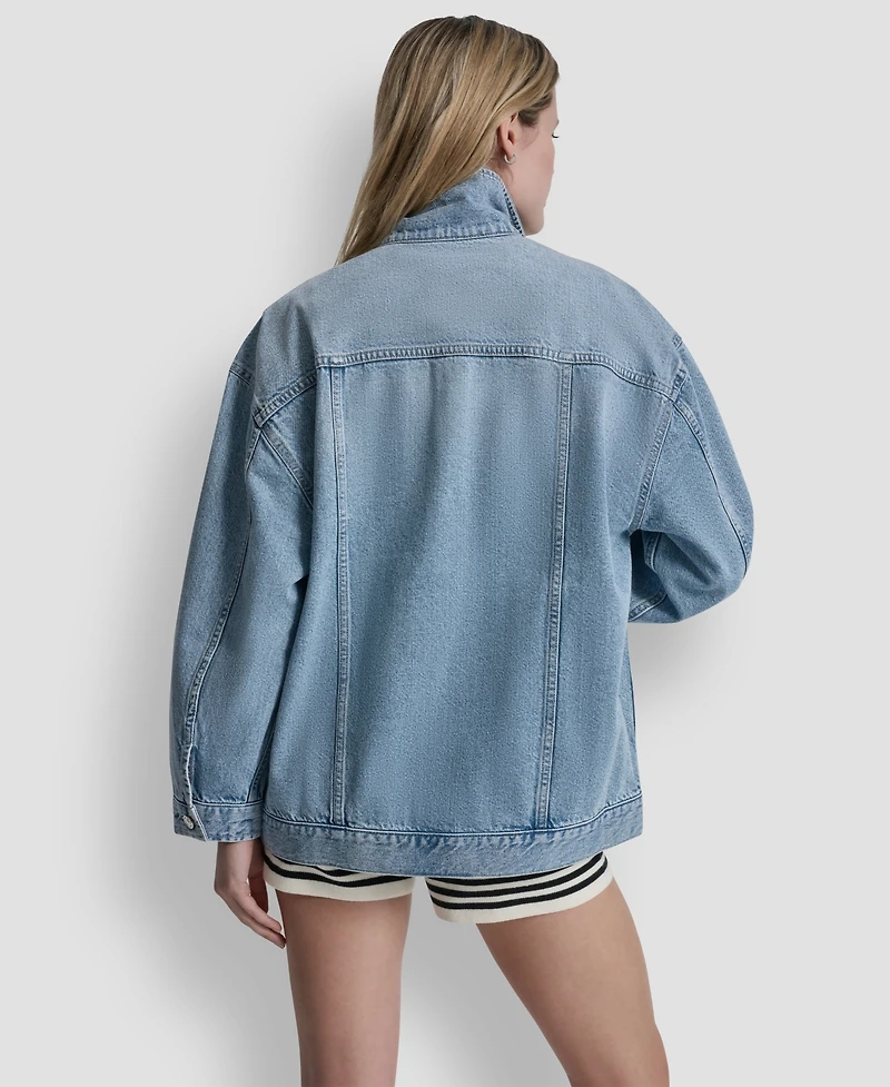 Dkny Jeans Women's Denim Trucker Jacket