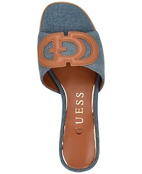 Guess Women's Cerrina Slip-On Block Heel Sandals
