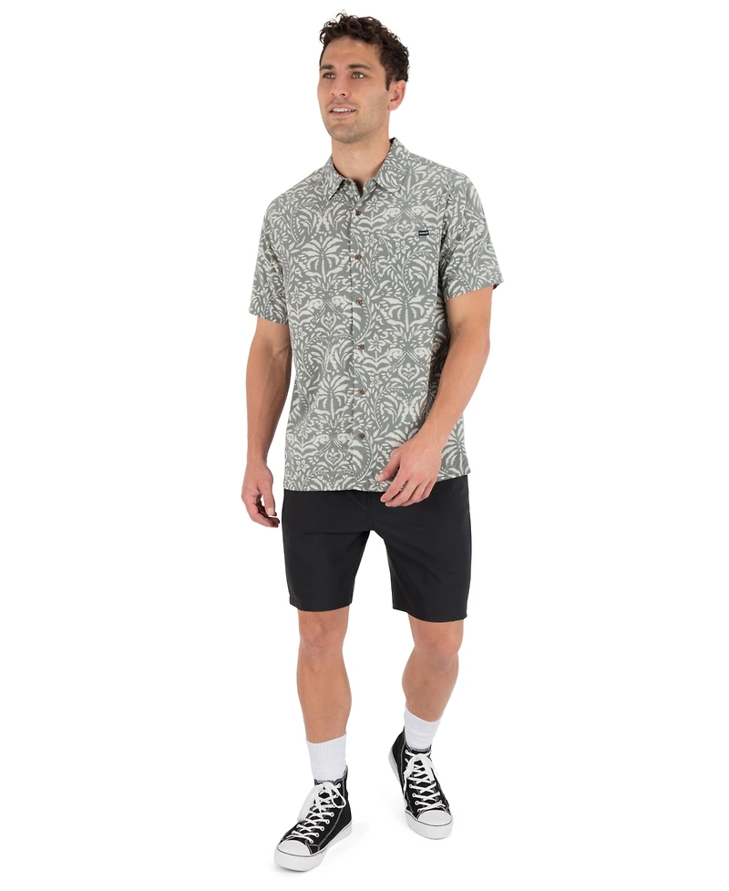 Hurley Men's Relaxed-Fit Point Collared Shirt