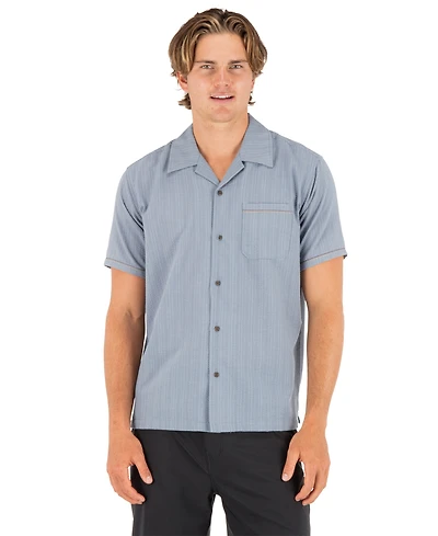 Hurley Men's Camp Collared Short-Sleeve Shirt