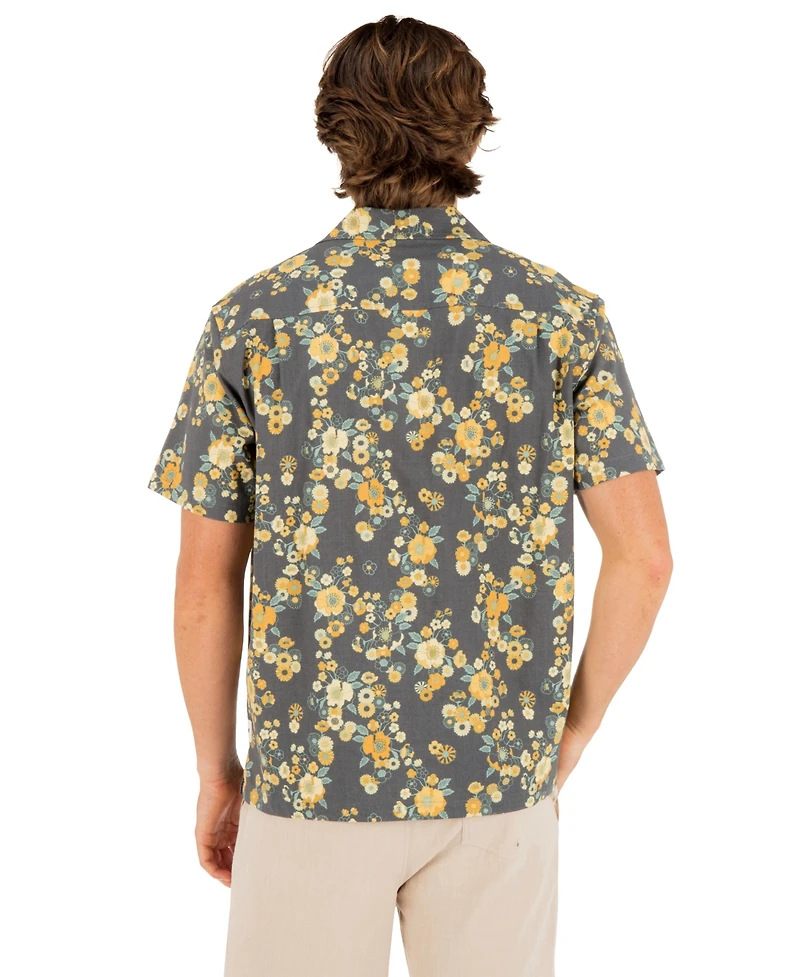 Hurley Men's Camp Collar Short-Sleeves Shirt