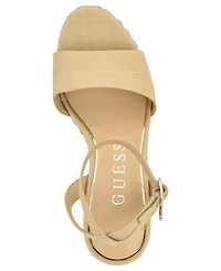 Guess Women's Everly Espadrille Platform Wedge Sandals