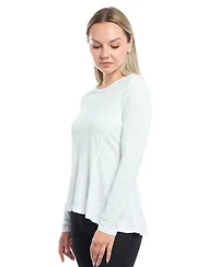 Wilt Clothing Women's Round Neck Long Sleeve Tee