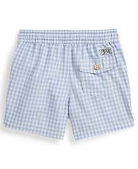 Polo Ralph Lauren Boys' 2-7 Gingham Pattern Swim Trunks