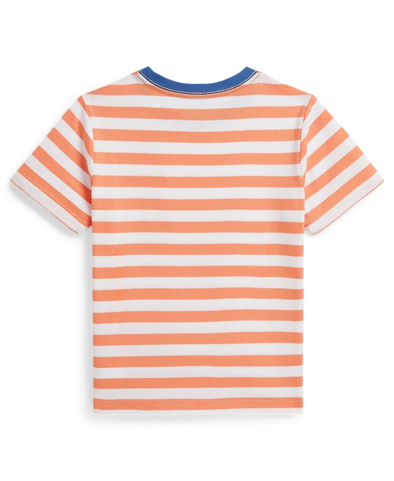 Polo Ralph Lauren Boys' 2T-7 Striped Crewneck T-Shirt
