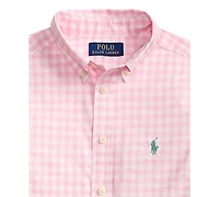 Polo Ralph Lauren Boys' 8-20 Plaid Poplin Long-Sleeve Shirt