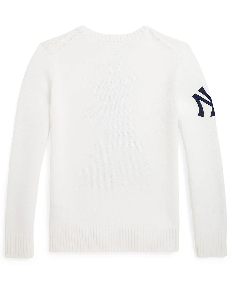 Polo Ralph Lauren Boys' 8-20 Yankees Crewneck Sweater
