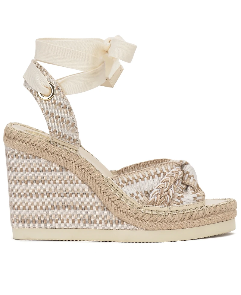 Vince Camuto Women's Bealie Ankle Wrap Wedge Heel Sandals