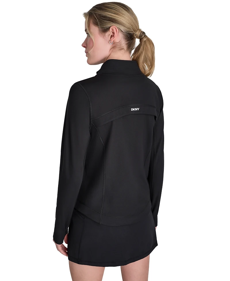 Dkny Sport Women's Balance Compression Full-Zip Jacket