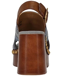 Frye and Co. Women's Wylie Patchwork Round Toe Sandals