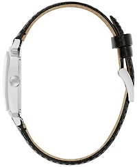 Bulova Men's Frank Sinatra I've Got You Under My Skin Black Leather Strap Watch 40mm