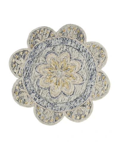 Lr Home Radiance Rdc-092 4' x 4' Round Area Rug