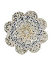 Lr Home Radiance Rdc-092 4' x 4' Round Area Rug
