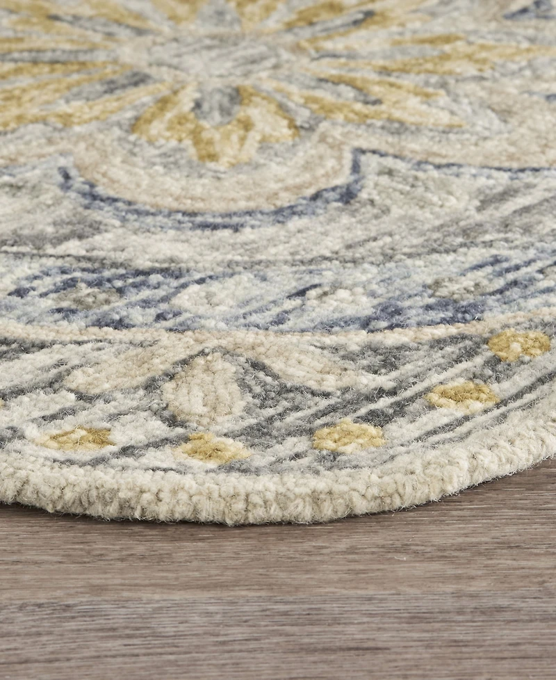 Lr Home Radiance Rdc-092 6' x 6' Round Area Rug