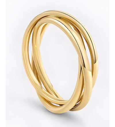 Mint & Lily Dainty Interlocking Fidget Ring